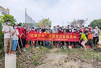 爱树护绿 共建绿色家园——开云足球（中国）官方网站集团党支部参加大龙街道党委组织